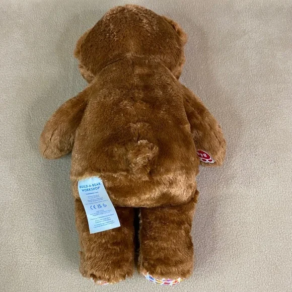 Build A Bear Workshop Brown Teddy Bear Happy Birthday Plush‎ Stuffed Animal Toy - Picture 3 of 8